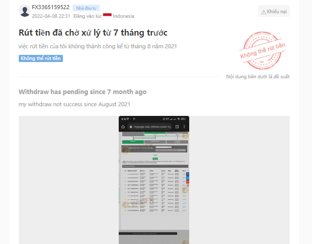 To-cao-Nature-Forex-lua-dao-khong-xu-ly-lenh-rut-tien