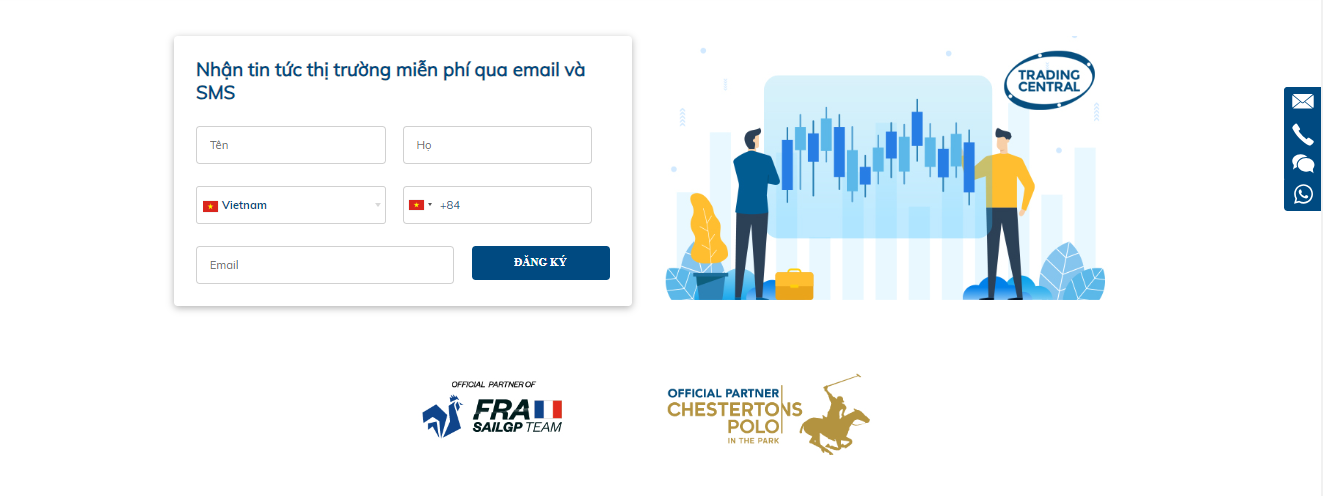 Live chat, các kênh Social hỗ trợ, cung cấp thông tin.