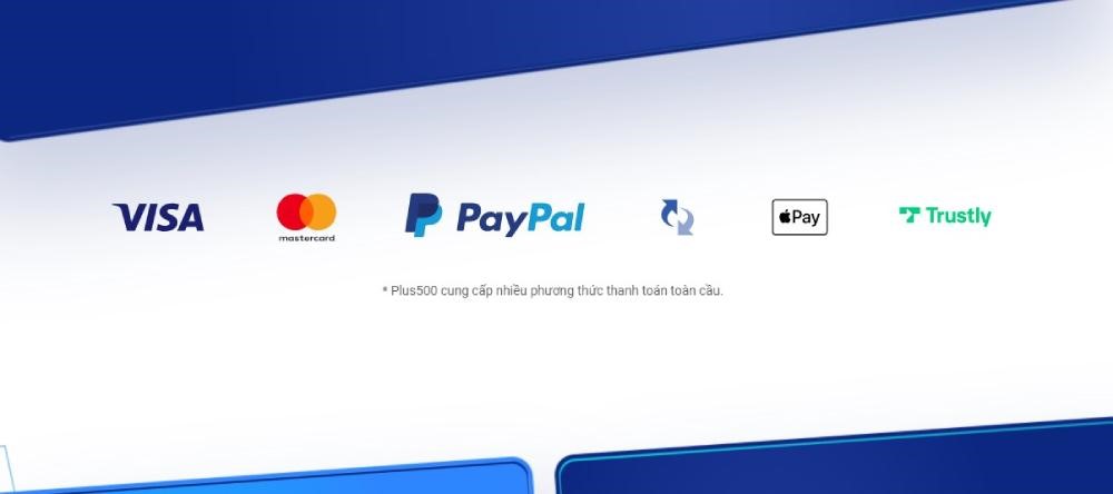 Các phương thức nạp rút tiền tại sàn Plus500