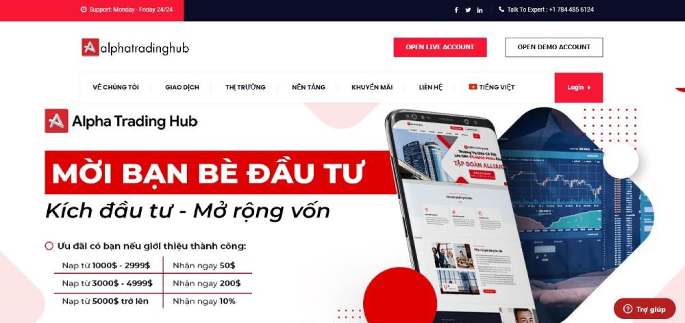 Giao diện trang chủ của website