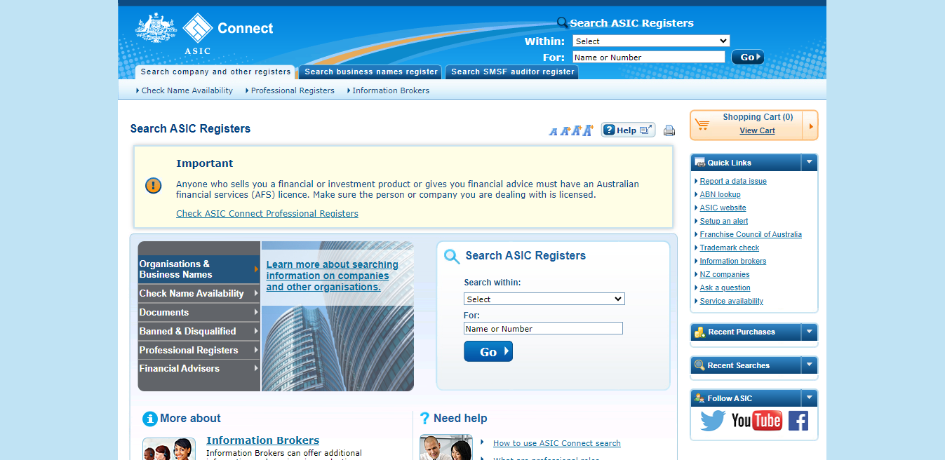 Cách kiểm tra giấy phép sàn FX tổ chức ASIC ở Úc.